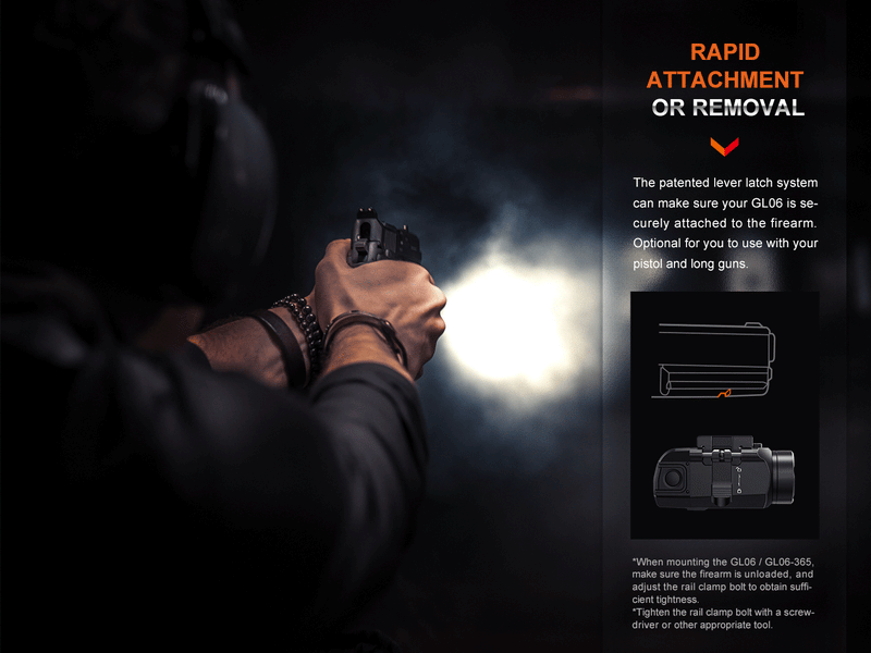 Linterna Fenix para pistolas GL06