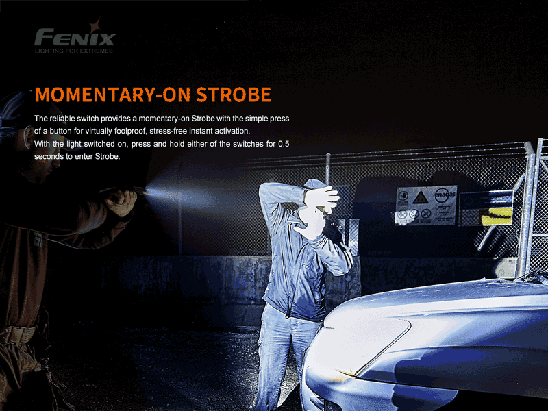 Linterna Fenix para pistolas con laser GL22