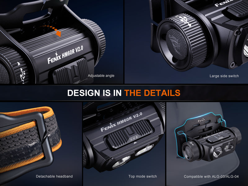 Linterna Frontal Fenix HM60R V2.0