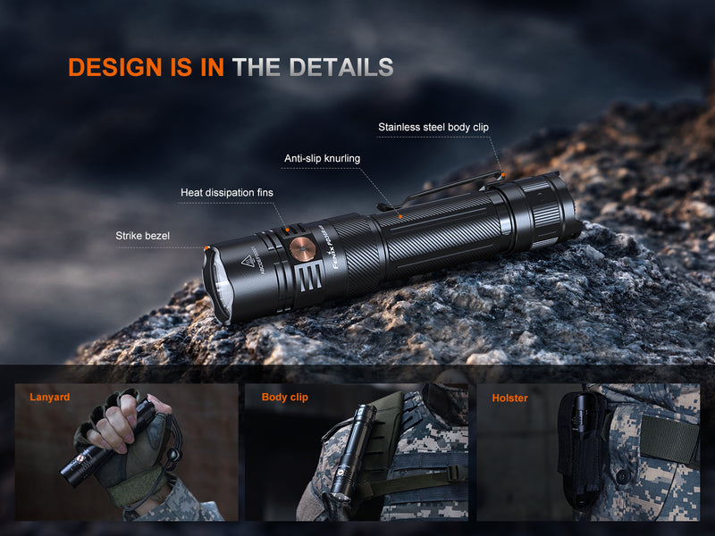 Linterna Recargable Tactica Fenix PD36R ACE