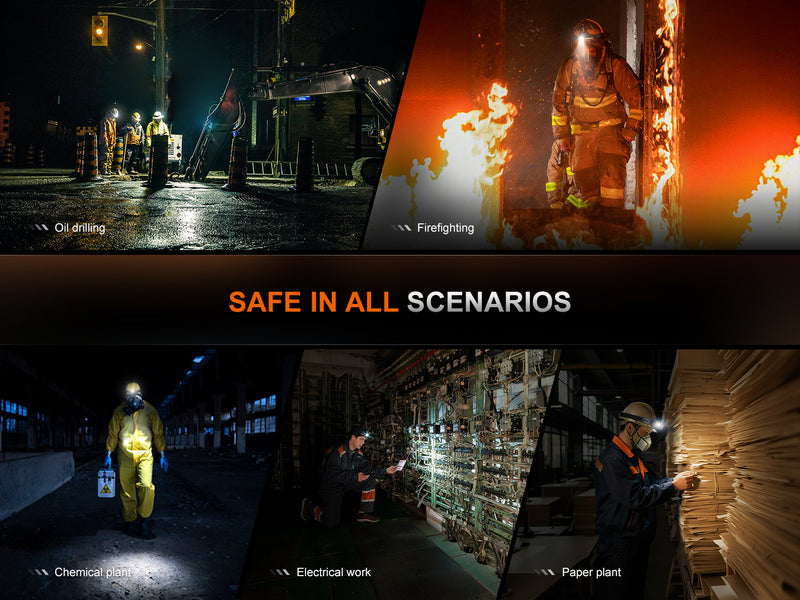 Linterna Frontal Anti Explosiva Fenix WH35RE