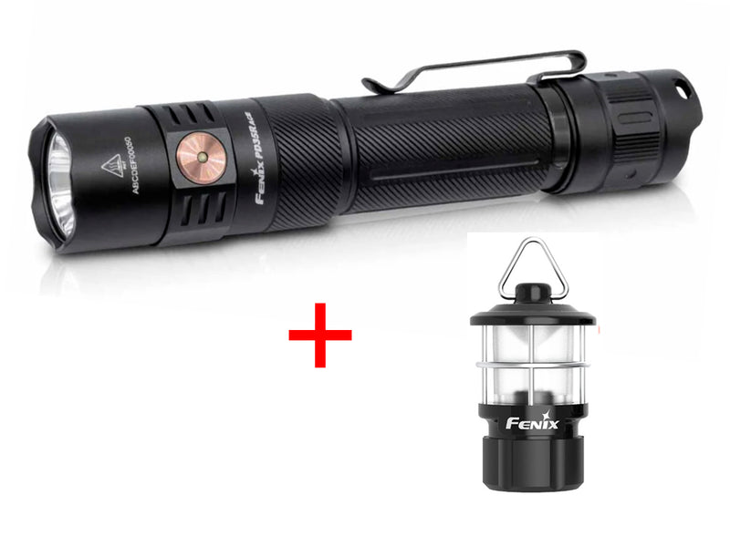 Kit Linterna Fenix PD35R ACE + CL1 BLACK (BOGO)